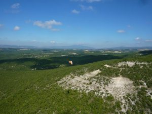 Site de décollage de Jok'Air Parapente à Banon